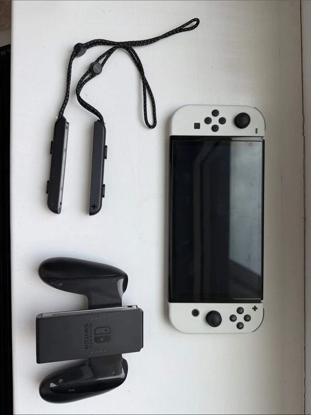 Nintendo Switch OLED with White Joy-Con Controllers